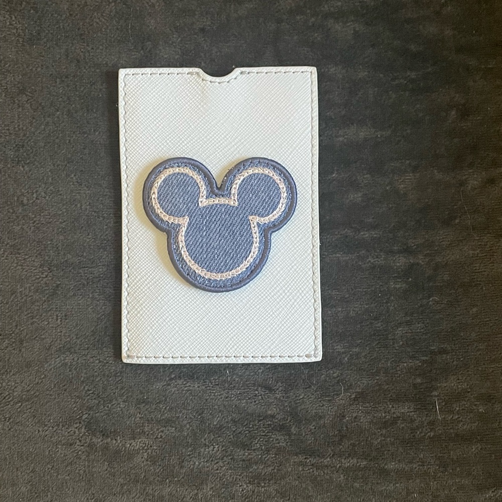 Disney Parks Stoney Clover Lane  Card Holder - White and Blue Mickey Mouse